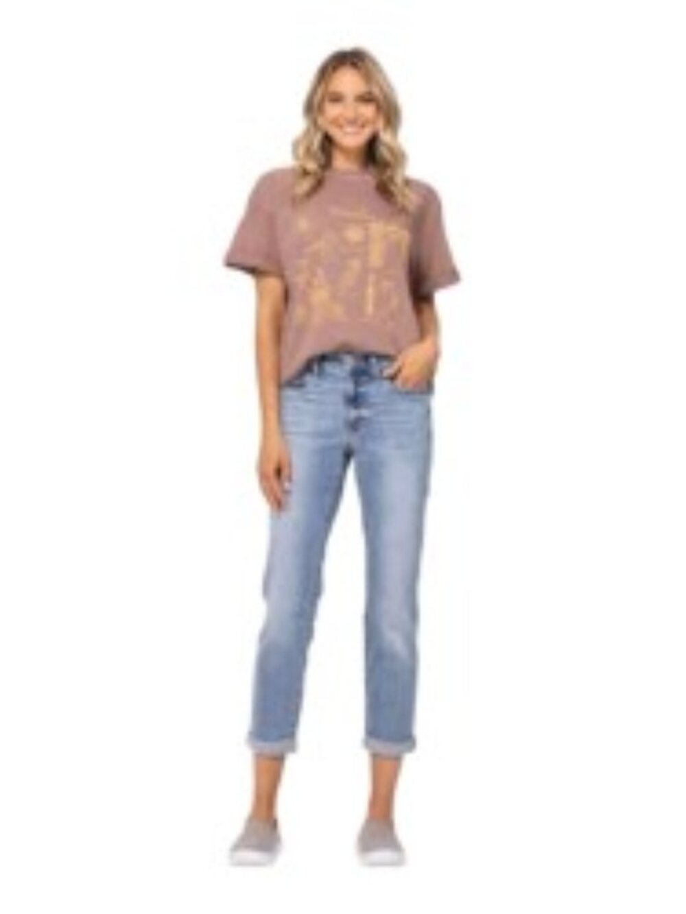 NWT Judy Blue Boyfriend Fit Jeans 25